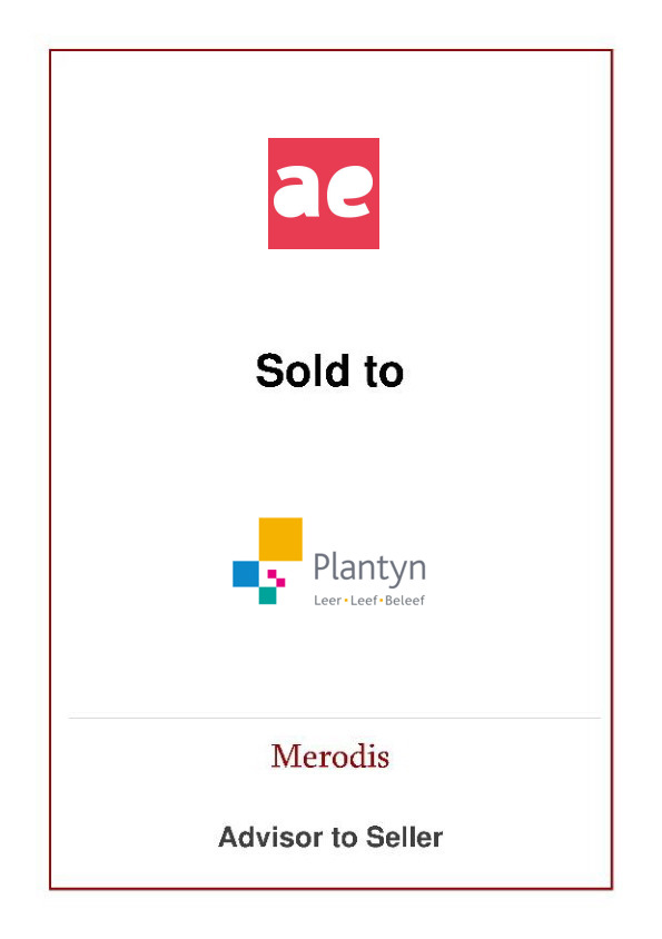 Merodis advised Uitgeverij Averbode’s/Editions Erasme’s shareholders on the sale to Plantyn