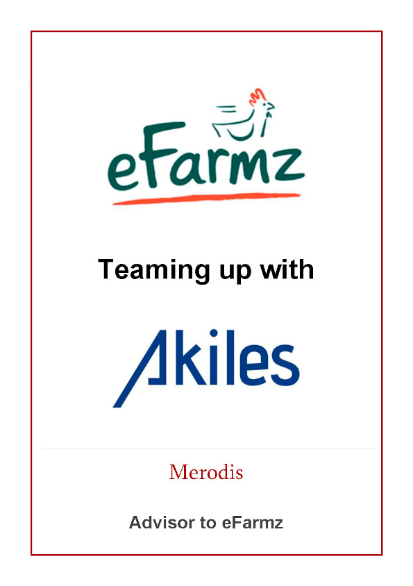 Merodis assisted eFarmz with its capital increase and private placement of existing shares