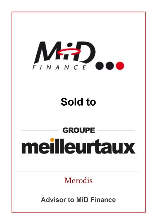Merodis advised MiD Finance shareholders on its partnership with Meilleurtaux